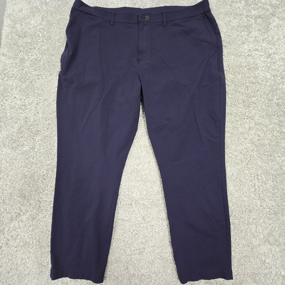 Public Rec Pants Mens 44x30 (Fits 40x28) Blue Tapered Stretch Pockets Casual - Picture 1 of 12